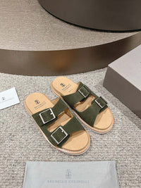 Suede Sandals