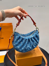 Denim Dumpling Bag