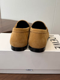 Double L Suede Loafers