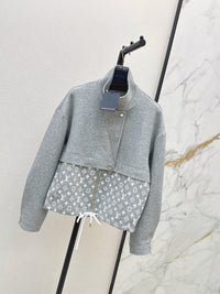 26S Monogram Accent Zip-Up Jacket