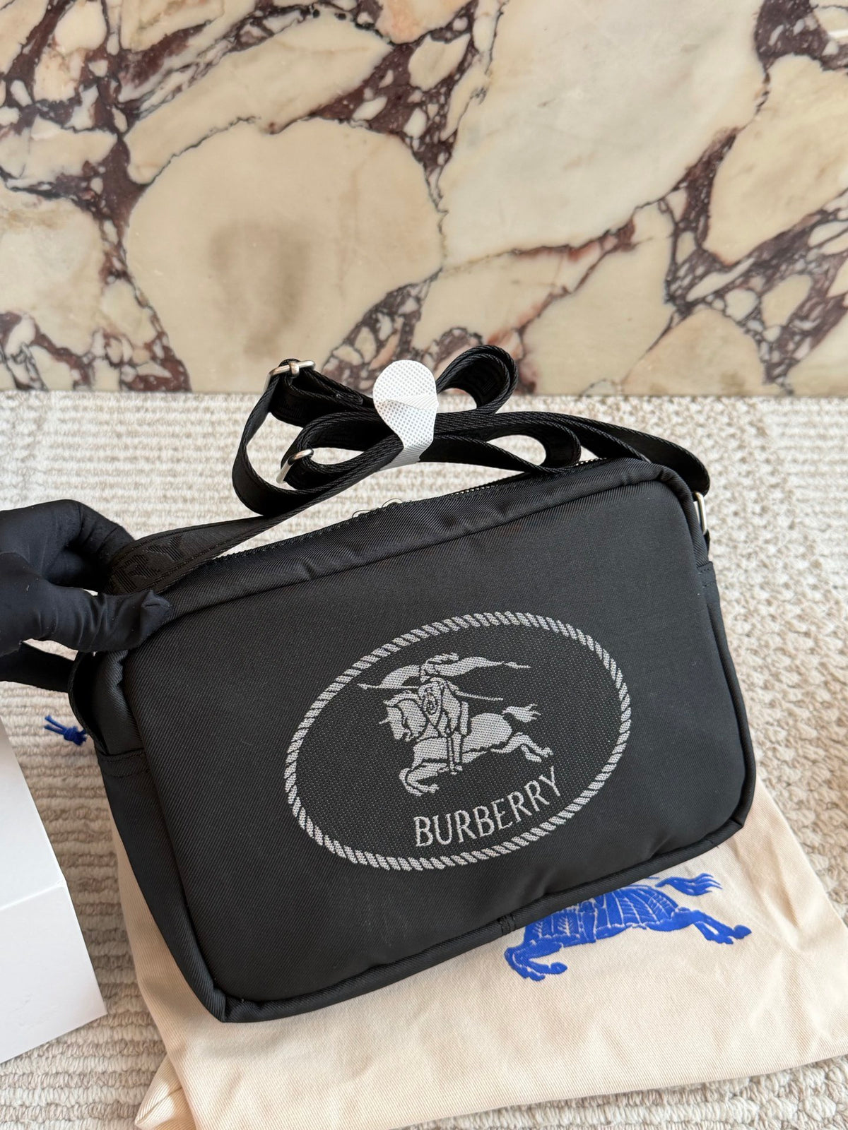Black Orkney Crossbody Bag