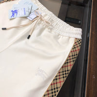 Check Side Stripe Drawstring Shorts