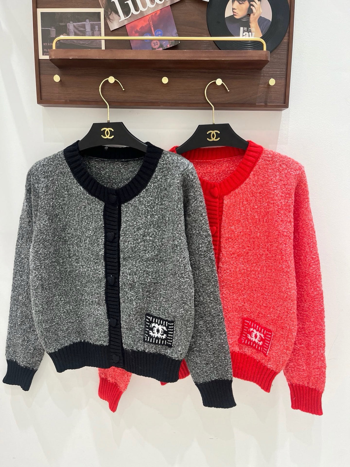 Logo Knit Cardigan
