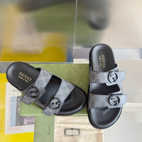 Double Strap Slide Sandals