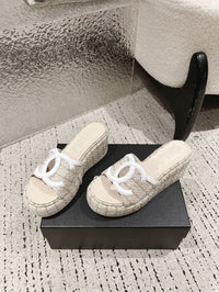 Platform Slide Sandals
