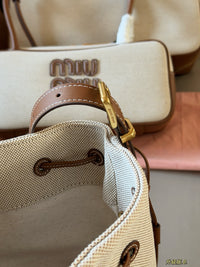 Canvas Bucket Bag