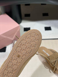 Suede Deck Mules