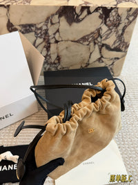 Clutch with Leather Strap