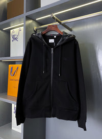 Check Zip Hoodie