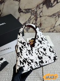 Pony Hair Printed Chic Lady Shopping Tote