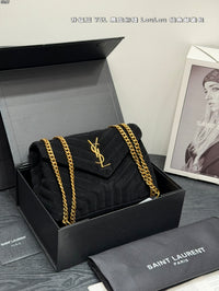 Suede Loulou Shoulder Bag