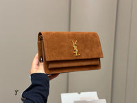 Kate Suede Shoulder Bag