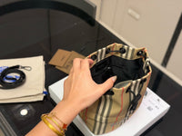 Phoebe Icon Stripe Drawstring Pouch