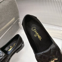 Quilted Leather Loafers