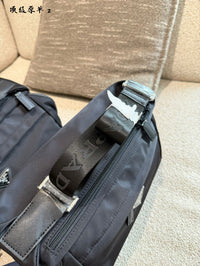Re-Nylon Saffiano Leather Shoulder Bag