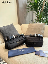 Re-Nylon Saffiano Leather Shoulder Bag