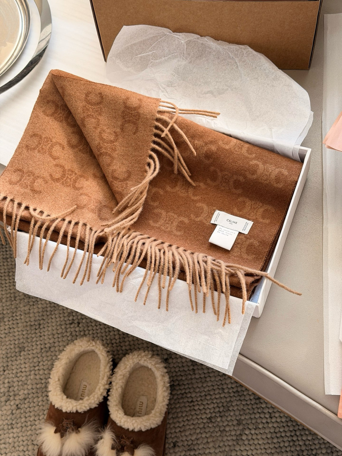 Monogram Scarf