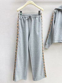 Check Tracksuit Set