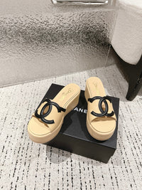 Platform Slide Sandals