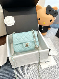 Mini Flap Bag with Lucky Ball Chain