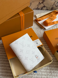 Monogram Dog Motif Cardholder & Passport Holder