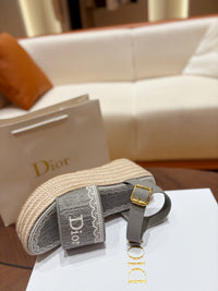 Dentelle Wedge Sandals