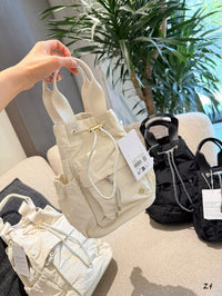 Lulu Convertible Drawstring Bucket Bag
