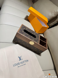 Wooden Tissue Box Organizer