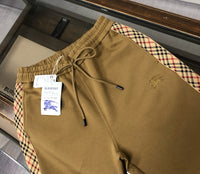 Check Side Stripe Drawstring Shorts