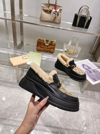 Platform Slip-On Loafers