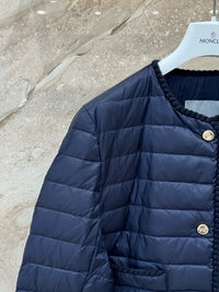 26S Braided Trim Short Down Jacket