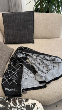 Reversible Logo Scarf