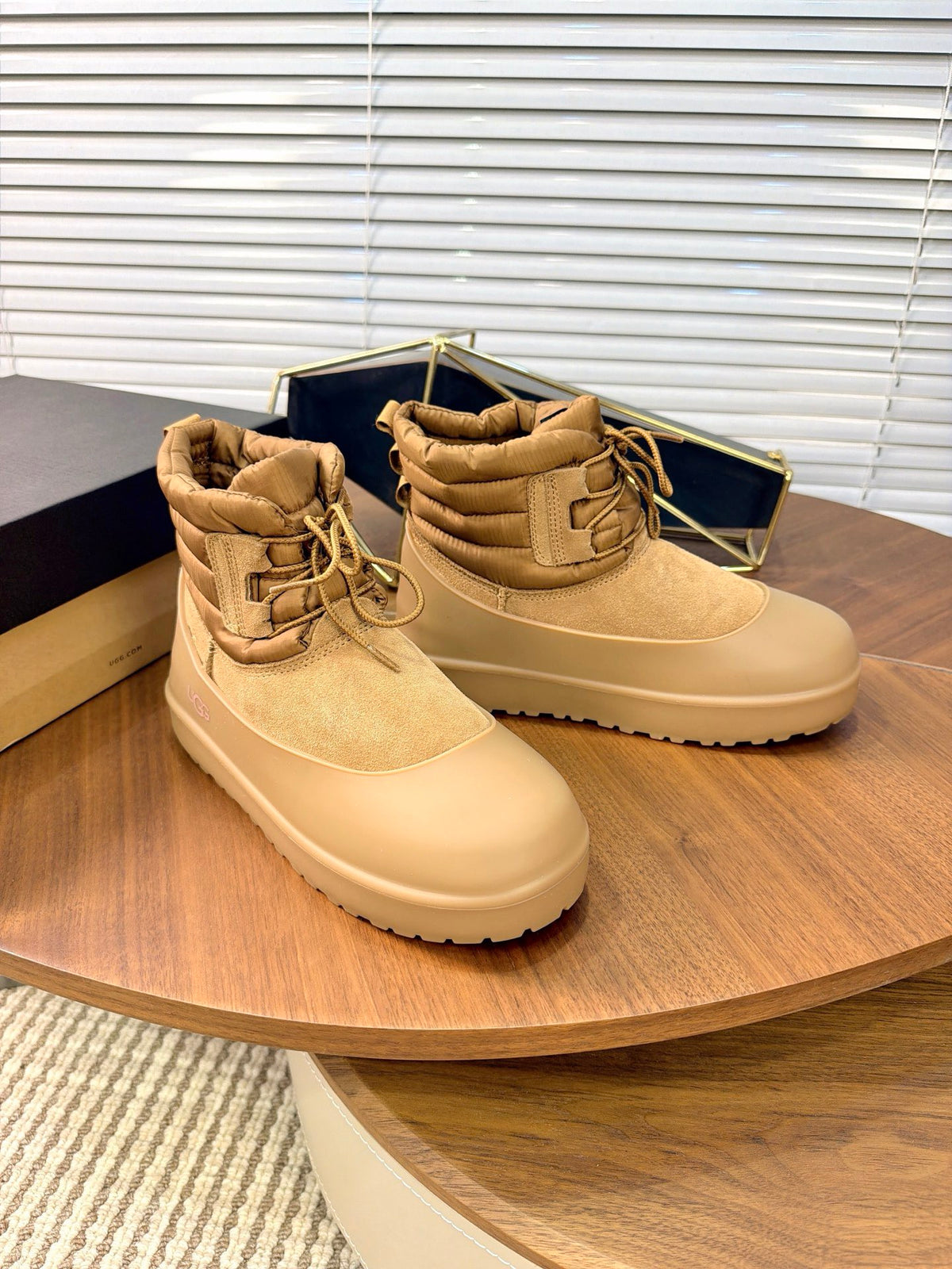 Classic Mini Lace-Up Weather Boots