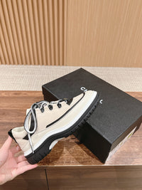 Calfskin Suede Sneakers