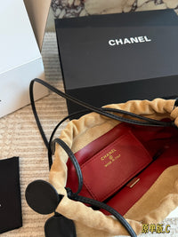 Clutch with Leather Strap