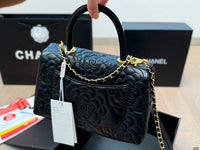 Top Handle Camellia Bag