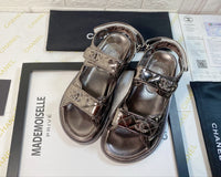 Metallic Sandals