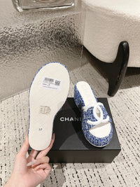 Platform Slide Sandals