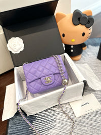 Mini Flap Bag with Lucky Ball Chain