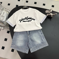Milano Portofino T-Shirt & Denim Bermuda Shorts