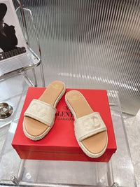 VLogo Espadrille Slides