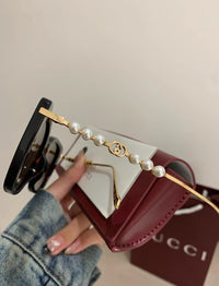 Pearl Cat-Eye Sunglasses