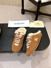 26S Shearling Knight Runner Mules