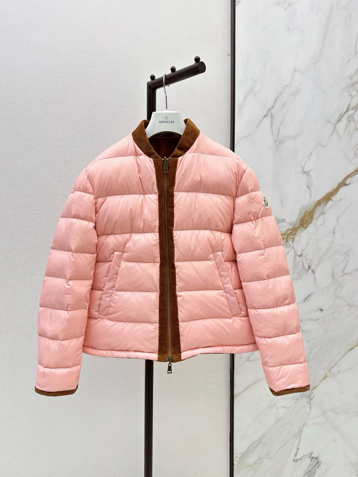 26S Blageon Reversible Puffer Bomber Jacket