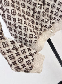 26S Brushed Monogram Cardigan