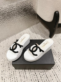 Platform Slide Sandals
