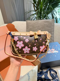 Cherry Blossom Pochette Accessoires Bag