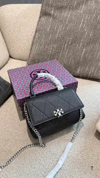 Mini Charlie Quilted Top-Handle Crossbody