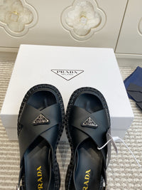 Leather Platform Sandals