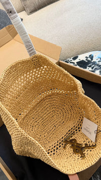 Panier Small Raffia Bucket Bag